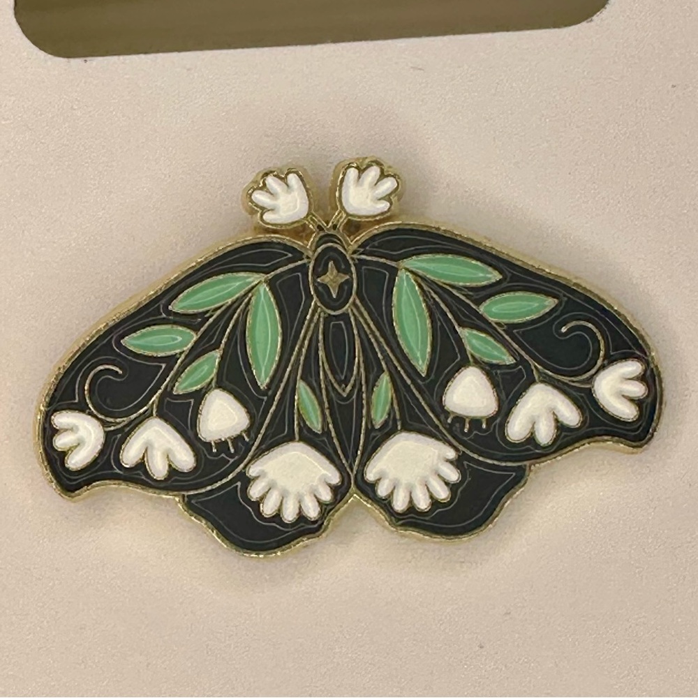 Moth Enamel Pin